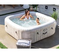 Spa gonflable PureSpa Chevron carré Bulles 6 places - Intex