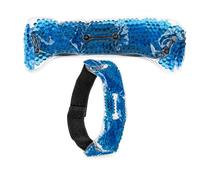 Spa Heating & Cooling Head Wrap Manchon de refroidissement en gel pour le front Bleu 32 x 9,5 cm Thérapie par le chaud et le froid