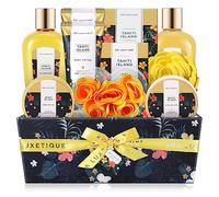 Spa Luxetique Cadeau Anniversaire Femme,12 Coffret Cadeau Femme avec huile essentielle de Tahiti, Coffret Beauté Soin Bain Femmes, Cadeau Fête des Mère, Cadeaux Saint Valentin Noël pour Maman,Elle