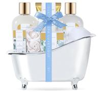 Spa luxetique Cadeaux Spa pour Femmes - Coffrets Cadeaux Jasmin 8 pi ces Comprend Lotion Corporelle Bain Moussant Paniers Cadeaux pour Femmes Cad