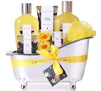 Spa luxetique Coffret Cadeau Femme - 8pcs Coffret Soin Femme avec Huile Essentielle, Lotion Pour Le Corps, Bombe De Bain, Cadeaux Anniversaire Pour Elle, Cadeaux De Noël, Cadeau Saint Valentin