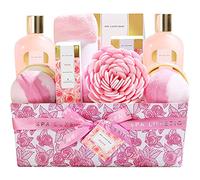 Spa Luxetique Coffret de Bain et de Soins, 12 Pièces, Parfum de Rose, Lotion pour le Corps, Boules de Bain, Idée Cadeau de Saint Valentin Parfait pour Femme, Cadeau Noël