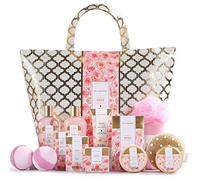 Spa Luxetique Coffret de Bain et de Soins, Coffret Cadeau pour Femme, 15 Pièces, Parfum de Rose, Bombes de Bain, Cadeau de Fête des Mères et d’Anniversaire