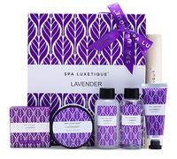 Spa Luxetique Coffret de Bain Noël, 6 Pièces, Parfum de Lavande, Coffret Cadeau Fête des Mères pour Femme, Coffret de soin pour les Femmes Cadeau de Noël Cadeau Fete des Meres