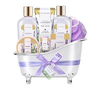 Spa Luxetique Ensemble cadeau spa, cadeaux pour elle, 8 pièces de bain avec beurre corporel, bain moussant, bombe de bain, ensembles de bain pour femmes, cadeaux de Noël, cadeaux pour femmes (8 pièces