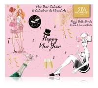 Spa Moments Happy New Year Sparkling Bath Bombs calendrier de compte à rebours avant le Nouvel An
