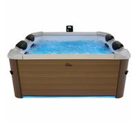 Spa carré 140 cm x 140cm AMBER 6 places