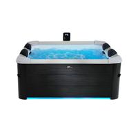 Spa mSpa Oslo 6 places - Spa semi-rigide 160x160 cm avec jets massants et design moderne