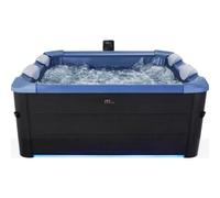 Spa MSpa SAPPHIRE 6 places - Semi-rigide 160x160 cm, jets d'hydromassage, LED, contrôle via application