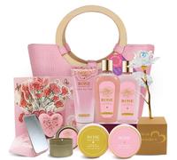 Spa Paniers de cadeaux luxetiques pour femmes cadeaux de la fte des mres pour maman 11pcs sets de roses dtendants sets de bain pour les femmes