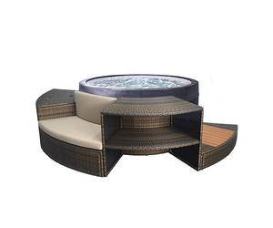 Spa portable netspa vita 4 places avec 5 meubles - Netspa