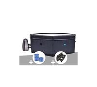 Spa portable semi-rigide Octopus octogonal Bulles 4-6 places + 3 cartouches de filtration + 2 appuie-têtes + porte-gobelet