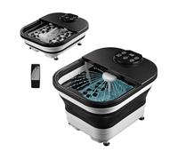 Spa pour les pieds TZS First Austria | Pliable | Rouleaux de massage motorisés | Chauffage 35-48 °C | Supports de stabilité | Affichage LED | Télécommande | Noir