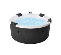 Spa rigide 6 places 180cm rond hydromassage 4 coussins bâche + housse DENVER