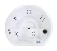 Spa rigide Netspa Halfmoon rond (2 à 4 places)