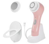 Spa Sciences - NOVA - Brosse Sonique Nettoyante avec Poils & Système Infusion - Exfoliant Visage Anti-Âge, Imperméable à l'eau et Rechargeable par USB