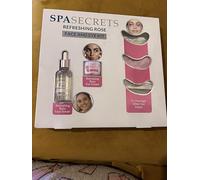 SPA SECRETS Kit de soins pour le visage et les yeux Rose rafraîchissant
