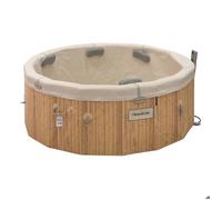 Hespéride - Spa Semi Rigide 5 à 7 Places Argile et Effet Bois