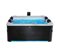 Spa semi-rigide MSpa 6 places gris anthracite avec LED et accessoires -128 jets - L160 x l160 x H65 cm - NAPUKA