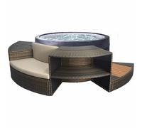 Spa semi-rigide NetSpa Vita 4 places avec mobilier