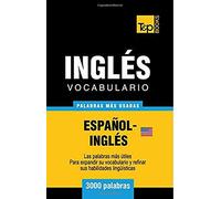 Spa-Vocabulario Espanol-Ingles