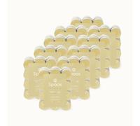 Spaas 10 paquets plats de 24 bougies chauffe-plat parfumées, ± 4,5 heures, sourire scintillant, fleur de vanille et musc