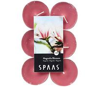 SPAAS 12 Maxi bougies chauffe-plats parfumées, ± 10 heures - Magnolia Blossom