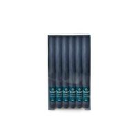 Spaas 12x Bougie de table Rustique 8h - bleu foncé
