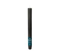 Spaas 12x Bougie de table Rustique 8h - noir