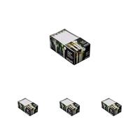 SPAAS 20 Bougies de ménage 19/180 mm, ± 6 heures, non-parfumée - blanc (Lot de 4)