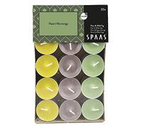SPAAS 30 Bougies chauffe-plats parfumées couleurs assorties, ± 4,5 heures - Heart Warmings