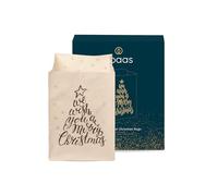 Spaas - 4 Sacs en Papier Ignifugé Noël avec Bougies Chauffe-Plats