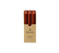 Spaas 9x Ribbed Dinner Candle 10h, Beige