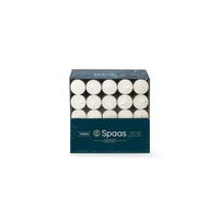 Spaas Boîte à bougies chauffe-plat x75, ± 6 heures, blanc