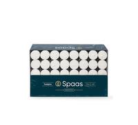 Spaas - Boîte de Bougies Chauffe-Plats x120, 6 Heures - Blanc