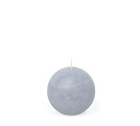 Spaas Bougie Boule Rustique 80 mm 24h - bleu clair