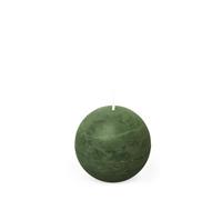 Spaas Bougie Boule Rustique 80 mm 24h - vert foncé