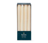 Spaas Bougie de Table Conique x8 8h - ivoire
