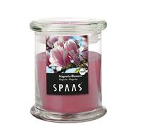 Spaas Bougie parfumée en Bocal de ménage, ± 60 Heures - Magnolia Blossom