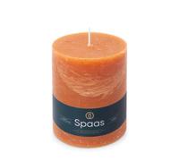 Spaas Bougie Pilier Rustique 100/130 mm 95h - orange