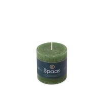 Spaas Bougie Pilier Rustique 70/70 mm 25h - vert foncé