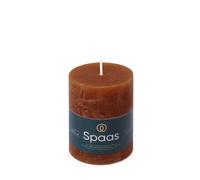 Spaas Bougie Pilier Rustique 70/95 mm 35h - bordeaux