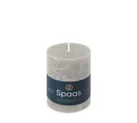 Spaas Bougie Pilier Rustique 70/95 mm 35h - gris clair
