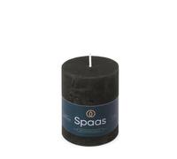 Spaas Bougie Pilier Rustique 70/95 mm 35h - noir