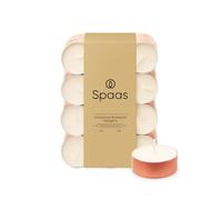 Spaas Bougies Chauffe-plats en coupe or rose block pack x24 6h