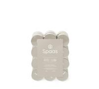 Spaas Lot de 24 bougies chauffe-plat parfumées 4,5 h, Mindful Morning, Gris Chaud