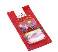 Spaas Lot de 24 Bougies d'anniversaire