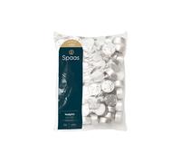 Spaas Sac de Bougies Chauffe-Plats x70, ± 6 Heures - Blanc