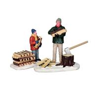 Lemax - Stacking Firewood, Set Of 2