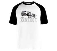 Space 1999 Eagle 1 T-Shirt À Manches Courtes Unisexe Blanc Baseball Tee